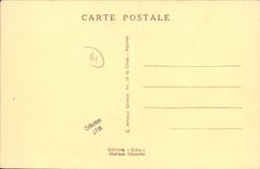 VINTAGE POSTCARD Franceville Beach the Beach Boats