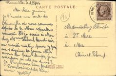 VINTAGE POSTCARD Franceville Maritime Beach Boulevard