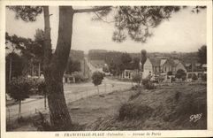 VINTAGE POSTCARD Franceville Beach Which occurred of Paris