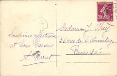 VINTAGE POSTCARD Franceville Beach maritime Villas data base