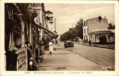 VINTAGE POSTCARD Franceville L Avenue Of Paris