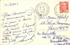 VINTAGE POSTCARD Franceville L Avenue Of Paris