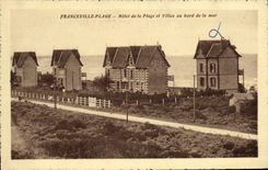 VINTAGE POSTCARD Franceville Hotel of the Beach and Villas at the seaside