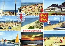MODERN CARD Franceville Beach Lion