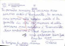 MODERN CARD Franceville Beach Lion