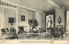 VINTAGE POSTCARD Castles of Apple brandy Henry Fountain the Living room