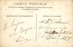 VINTAGE POSTCARD Surroundings of Bayeux Castle of Henri Fountain