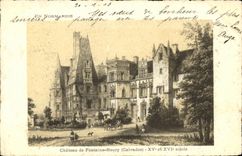 VINTAGE POSTCARD Castle of Fountain Henry XV and XVl E century