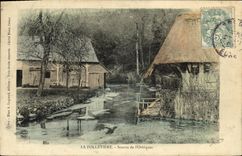 VINTAGE POSTCARD Folletiere Source of L Orbiquet