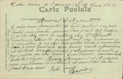 VINTAGE POSTCARD Fervaques Street of the Post office