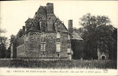 VINTAGE POSTCARD Castle of Fervacques House Henri lV southern part