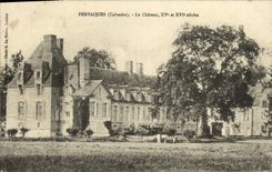 VINTAGE POSTCARD Fervaques Castle XV E and XVl E centuries