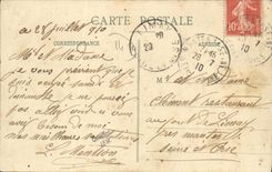 VINTAGE POSTCARD Fervaques the Castle dimensions Northern West