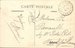 VINTAGE POSTCARD Fervaques L church and Street of Livarot