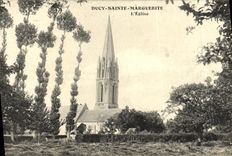 VINTAGE POSTCARD Ducy Sainte Marguerite L Church