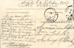 VINTAGE POSTCARD Dozule Main street