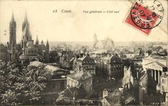 Pieza meridional de la opinion de Caen de la POSTAL de la VENDIMIA