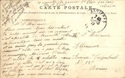 Pieza meridional de la opinion de Caen de la POSTAL de la VENDIMIA