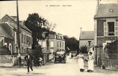VINTAGE POSTCARD Asnelles Automobile Street Vatin