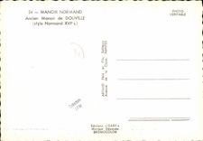 MODERN CARD Norman Manor Old Manor of Douville