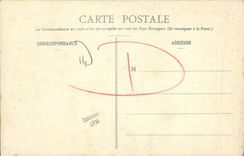 VINTAGE POSTCARD Gouvix Carries D entered of the Castle D Outrelaize