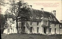 VINTAGE POSTCARD Surroundings of Bretteville on Gouvix Width the castle D Outrelaize