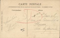 VINTAGE POSTCARD Grandcamp les Bains the Departure