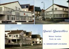 MODERN CARD Queri Querettes Family home School of Grandcamp veil les Bains