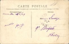 VINTAGE POSTCARD Graye on Sea the Mill Surroundings of Courseuilles on Sea