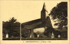 VINTAGE POSTCARD Hennequeville L Church