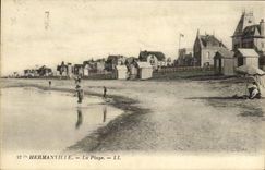 VINTAGE POSTCARD Hermanville the Beach