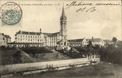 VINTAGE POSTCARD Chapelle of NR D of doors has Herouville close Caen