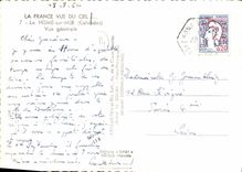 MODERN CARD France Seen of Sky the Home on Sea View