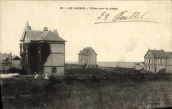 VINTAGE POSTCARD the Home Villas on the Beach