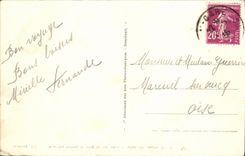 VINTAGE POSTCARD the Home On Sea Villas on the Dune through the pines