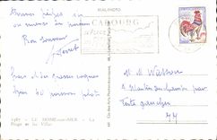 VINTAGE POSTCARD the Home On Sea Beach and Villas