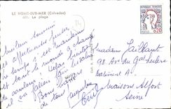 MODERN CARD the Home On Sea the Beach