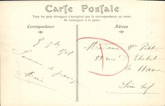 VINTAGE POSTCARD L Hotel trade Old House