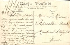 VINTAGE POSTCARD the Hop field the castle Seen interior