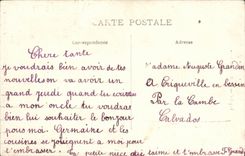 VINTAGE POSTCARD Isigny On Sea the Martyrdom