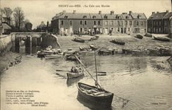 VINTAGE POSTCARD Isigny On Sea the Hold In Monles