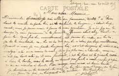 VINTAGE POSTCARD Isigny On Sea the Hold In Monles