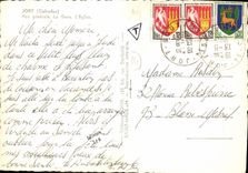 MODERN CARD Jort View Train station L Church