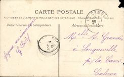 VINTAGE POSTCARD Mondaye Entered of the Farm of Surroundings of the farm of Mondaye Cow