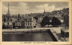 CPA Honfleur Le Quai St Etienne