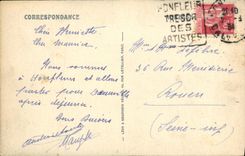 CPA Honfleur Perspective du Quai Saint Catherine