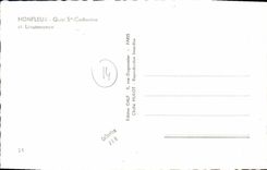 CPM Honfleur Quai St Catherine et Lieutenance