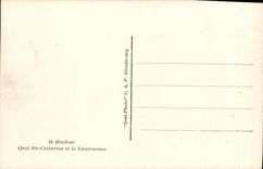 CPM Honfleur Quai Ste Catherine et la Lieutenance