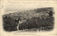 CPA Honfleur Vue Generale Prise du Mont Joly