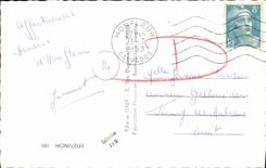 CPM Honfleur L avant port La Lieutenance L eglise ND de Grace